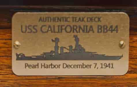 USS-California Teak Wood