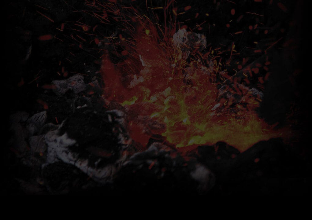 Hand-forged damascus